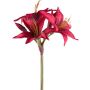 Fiore artificiale amarillide da giardino KLURME, rosso, 75cm