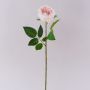 Rosa artificiale MARNUK, crema-rosa, 60cm, Ø9cm