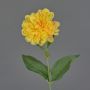 Fiore artificiale dalia FLEMOR, giallo, 55 cm