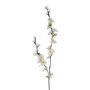 Ramo artificiale ciliegio ornamentale giapponese SLORIX con fiori, bianco, 85 cm