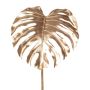 Foglia artificiale Philodendron Monstera Deliciosa MENKIS, oro metallizzato, 90 cm