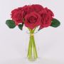 Mazzo di rose artificiali GAUTAM, rosso, 25 cm