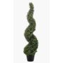 Spirale di bosso artificiale TOM, vaso decorativo, crossdoor, 120cm