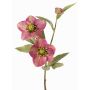 Ramo artificiale di rosa di Natale SUNMYN, malva, 55cm, Ø8-10cm