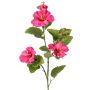 Ramo decorativo di ibisco TELSIMA con fiori, rosa, 80 cm