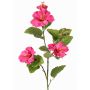 Ramo decorativo di ibisco TELSIMA con fiori, fucsia, 80cm