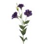 Fiore artificiale Lisianthus IRONA, viola scuro, 80 cm