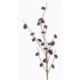 Ramo artificiale di silfio SILFIO con bacche, viola scuro, 95 cm
