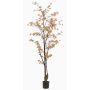 Albero artificiale Capucina SULLA, tronco artificiale, verde pesca, 185 cm