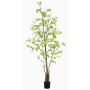 Albero artificiale di capucina SULLA, tronco artificiale, verde, 245cm