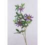 Fiore decorativo Passiflora JULANDA, lilla-bianco, 95cm, Ø11cm