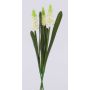 Giacinti artificiali in mazzo NESANET, bianchi, 20 cm