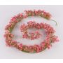 Ghirlanda artificiale di gypsophila LITAGO, rosa-rosa, 180 cm