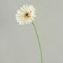 Fiore artificiale Gerbera TEUDELINDE, bianco-crema, 55 cm, Ø 8 cm