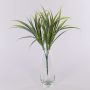 Canna artificiale KANZILE su bastone, verde-bianco, 30 cm