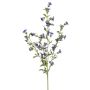 Ramo decorativo artificiale di campanula AIMI, viola scuro-bianco, 120 cm, Ø 3-5 cm