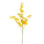 Fiore artificiale orchidea Oncidium ramo KEOLANI, giallo, 75 cm