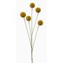 Fiore finto bacchetta AMELDA, giallo, 70 cm