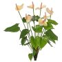 Anthurium artificiale NAKITA su bastone, rosa-crema, 50 cm