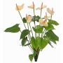 Anthurium artificiale NAKITA su bastone, rosa-crema, 50cm