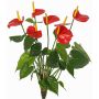 Anthurium artificiale NAKITA su bastoncino, rosso, 50cm