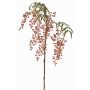 Ramo di sorbo artificiale JANNAH con frutti, rosa-verde, 85cm