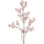 Ramo decorativo di rosa selvatica HIKERNE con cinorrodi, rosso, 100 cm
