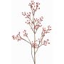 Ramo decorativo di rosa selvatica HIKERNO con cinorrodi, rosso, 100cm