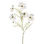 Cestino decorativo artificiale BELIAH, bianco, 75 cm