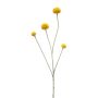 Ramoscello artificiale a forma di bacchetta da tamburo RILADA, giallo, 70 cm