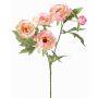 Ramo artificiale peonia LARDUAN, Eco Collection, rosa-bianco, 60cm, Ø7cm