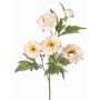 Ramo artificiale peonia LARDUAN, Eco Collection, rosa pallido-bianco, 60cm, Ø7cm