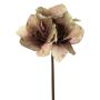 Amaryllis artificiale SARDUAN, verde-rosa, 65 cm, Ø 10 cm