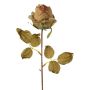 Fiore artificiale rosa GROLK, effetto secco, verde-marrone, 45cm, Ø6cm