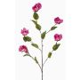Ramo decorativo ibisco KILFON con fiori, viola, 115 cm