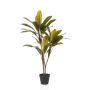 Pianta artificiale Cordyline MEIKE, tronchi artificiali, vaso decorativo, verde, 105 cm