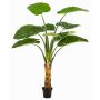 Pianta artificiale Alocasia Calidora NICAS, vaso decorativo, verde, 160 cm