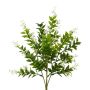 Erba artificiale pungitopo LASTAS su bastoncino, con frutti, verde-bianco, 35 cm
