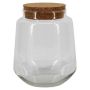 Terrario per piante KRYPTE, vetro, coperchio in sughero, trasparente, 17 cm, Ø 15 cm