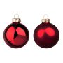Pallina per albero di Natale CLARIBELLE, opaca-lucida, 36 pezzi, rosso bordeaux, Ø4cm