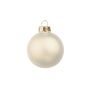 Pallina per albero di Natale CLARIBELLE, opaca, 30 pezzi, champagne, Ø6cm