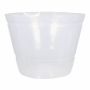 Contenitore KIPA per cesti portavasi, plastica, impermeabile, trasparente, 30 cm, Ø 40 cm