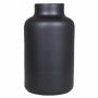 Vaso da tavola SIARA in vetro, nero-opaco, 25cm, Ø15cm