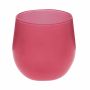 Portacandela BELISARIO, vetro, rosa, 8,5 cm, Ø 7,5 cm