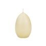 Candele a forma di uovo di Pasqua LEONITA, color crema, 9 cm, 6 cm, 16 h - Made in Germany