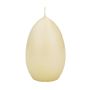 Candele a forma di uovo di Pasqua LEONITA, crema, 12 cm, 8 cm, 40 h - Made in Germany