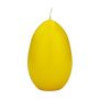 Candele a forma di uovo di Pasqua LEONITA, giallo, 12 cm, 8 cm, 40 h - Made in Germany