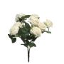 Cespuglio di rose artificiali KAILIN su stelo, crema, 40cm