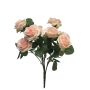 Cespuglio di rose artificiali KAILIN su stelo, rosa-crema, 40cm