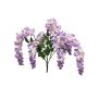 Ramo decorativo di wisteria JIALAN, viola, 75cm